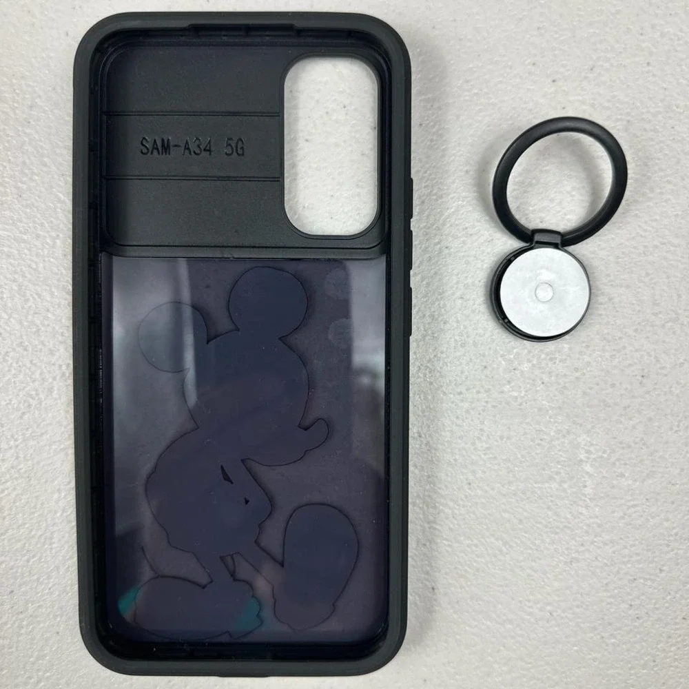 Samsung A34 5G Disney Mickey Mouse multi-coloured phone case with‎ ring holder